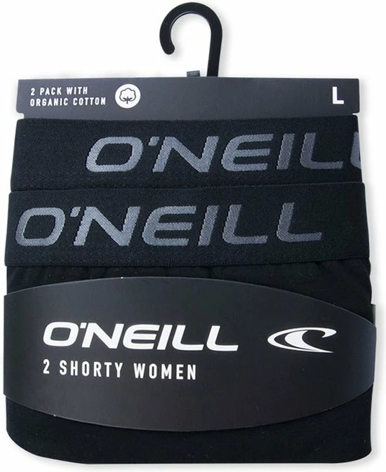 Korting ⌛ 4-Pack O'Neill Dames Shorty Ondergoed 800002 - Zwart - Maat S ✨ 3 Korting ⌛ 4-Pack O'Neill Dames Shorty Ondergoed 800002 - Zwart - Maat S ✨ - Afbeelding 3