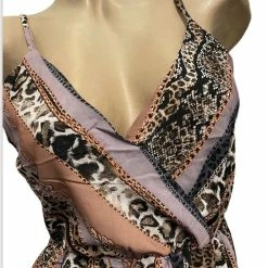 Groothandel 🎁 Merkloos Dames Maxi Jurk Met Panterprint S/M Bruin/taupe 🧨 -lingerie-dames-badmode Winkel 550x675 3