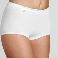 Goedkoop 🔥 Sloggi Basic+ Dames Maxi Slip - Wit - Maat 46 🥰