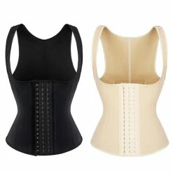 Beste Verkoop 🔥 Merkloos 100% Latex Corset Maat XL - Dames Korset Met Band - Korset Corrigerend - Korset Buik - Korset Vrouwen Afvallen - Corset Dames - Corset Dames Afslanken - Shapewear - Bodyshaper - Shapewear Dames - Shapewear Buik Dames - Shapewear Body ❤️ -lingerie-dames-badmode Winkel 550x687 3