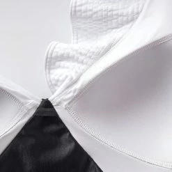 Top 10 ❤️ Leonisa Asymmetrisch Shaping Badpak | Zwart-Wit 🎁 -lingerie-dames-badmode Winkel 550x687 8