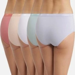 Nieuw 👏 DIM Ecodim Pockets Katoen Dames Boxers- 5-Pack- Blauw/Groen/Rood/beige/Wit- Maat S 🤩 -lingerie-dames-badmode Winkel 550x722