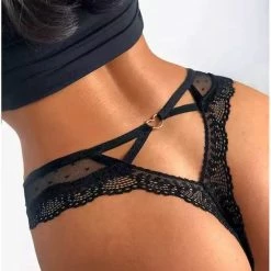 Top 10 🤩 Merkloos 3-Pack Kanten String Lingerie Dames | Schefman | 3 Stuks - M/L 💯 -lingerie-dames-badmode Winkel 550x724 2