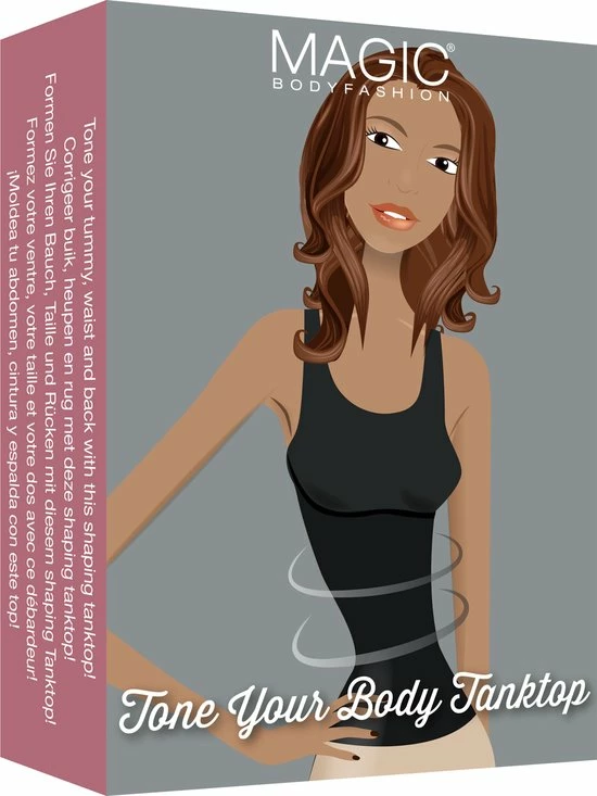 Goedkoop ❤️ MAGIC Bodyfashion Tone Your Body Tanktop Dames Corrigerend Ondergoed - Maat XL 😉 6 Goedkoop ❤️ MAGIC Bodyfashion Tone Your Body Tanktop Dames Corrigerend Ondergoed - Maat XL 😉 - Afbeelding 6