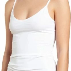 Beste Pirce ✔️ Ten Cate Spaghetti Top / Hemd Dames - 32287 - XL - Wit 😀 -lingerie-dames-badmode Winkel 550x746