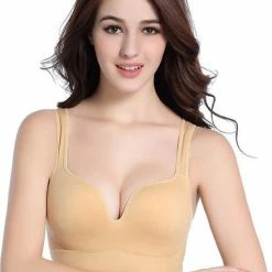 Uitgang 😉 RGC Naadloze BH's 3D Push Up BH - Push Up Beha - 2 Stuks! - Nude - M/L 🎉