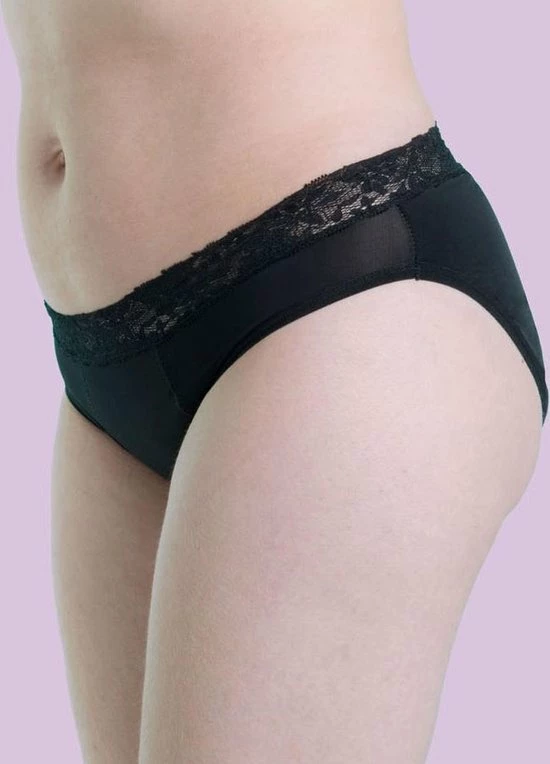 Nieuw π Cheeky Wipes Menstruatie Ondergoed - Feeling Pretty - Slip - Maat 40-42 - Zwart π― 4 Nieuw π Cheeky Wipes Menstruatie Ondergoed - Feeling Pretty - Slip - Maat 40-42 - Zwart π― - Afbeelding 4