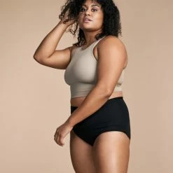 Goedkoopste ✨ ImseVimse - Imse - Menstruatieondergoed - High Waist Period Underwear - Hevige Menstruatie - XXL - Eur 52/54 - Bruin 🎁 -lingerie-dames-badmode Winkel 550x787 2