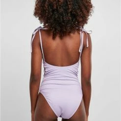 Goedkoopste ⭐ Urban Classics Badpak -L- Rib Paars 🥰 -lingerie-dames-badmode Winkel 550x793 23