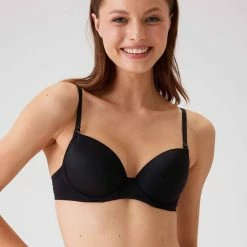 Nieuw ๐ Viuma Milano Viuma Vrouw Zwart 620561 Push Up Beha Beugel Bh Dagelijks Comfort Hoogwaardig Kwaliteit โ