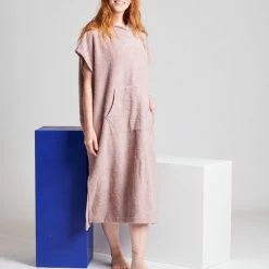 Promo ⭐ Merkloos Ponchy - Surf Poncho - Handdoek Poncho - Rosa Velho - Maat Groot - Uniseks - Katoen 🌟